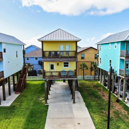 Yellow Beach Haven, Decks, Views, Mere Steps To Sand Galveston Dış mekan fotoğraf